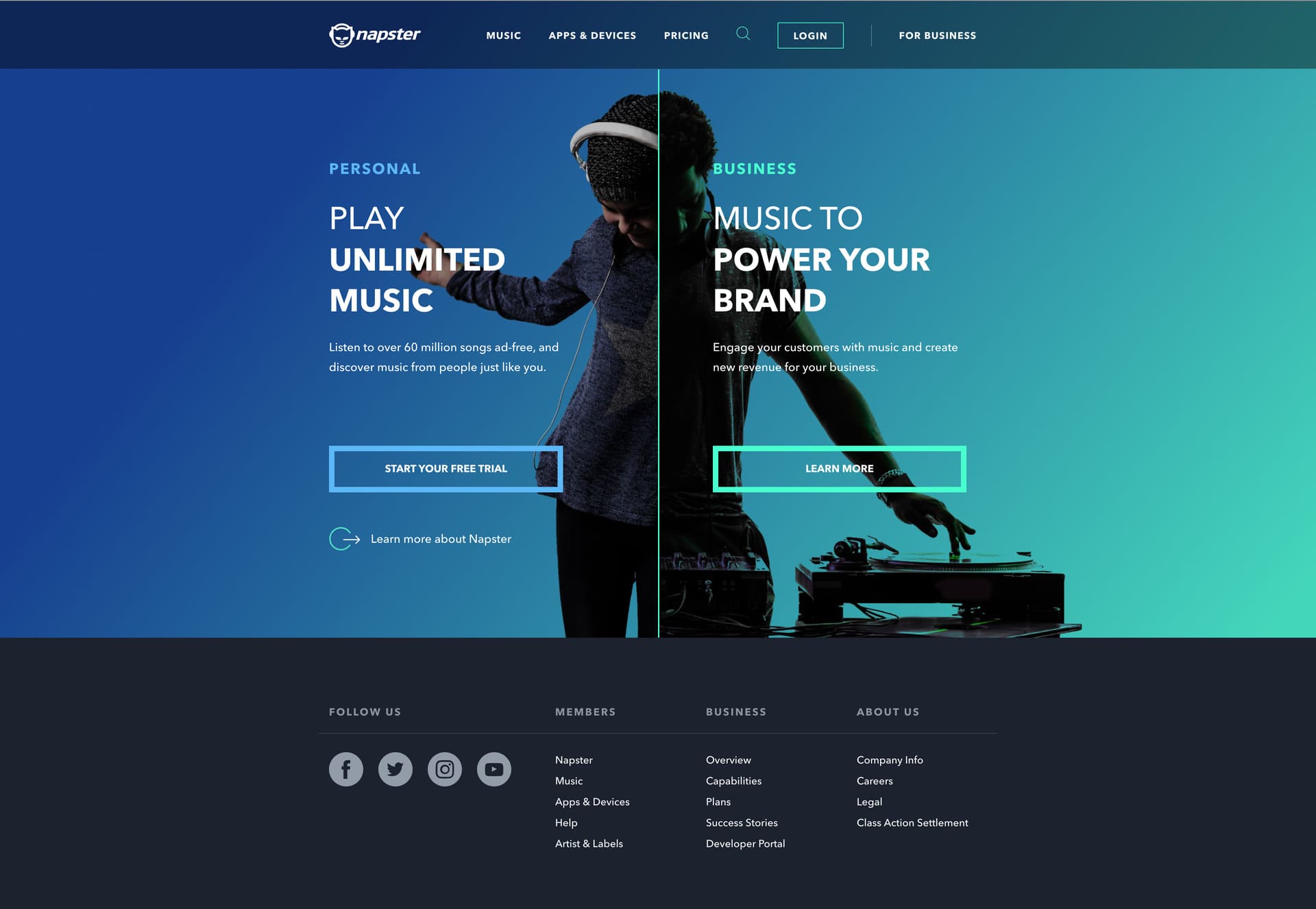 Napster screenshot